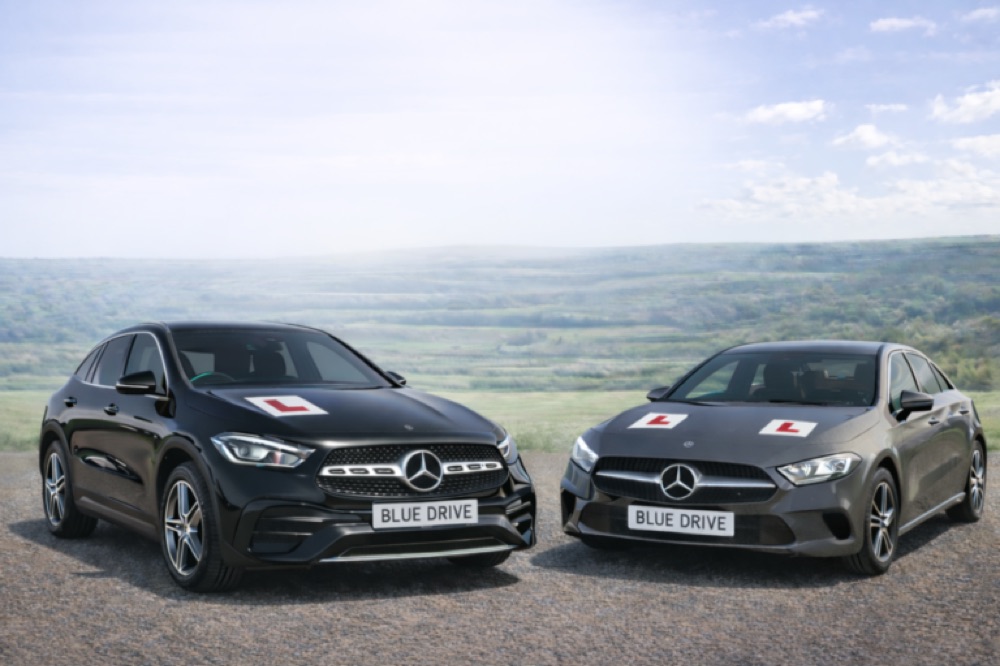 Blue Drive manual and automatic Mercedes-Benz training cars